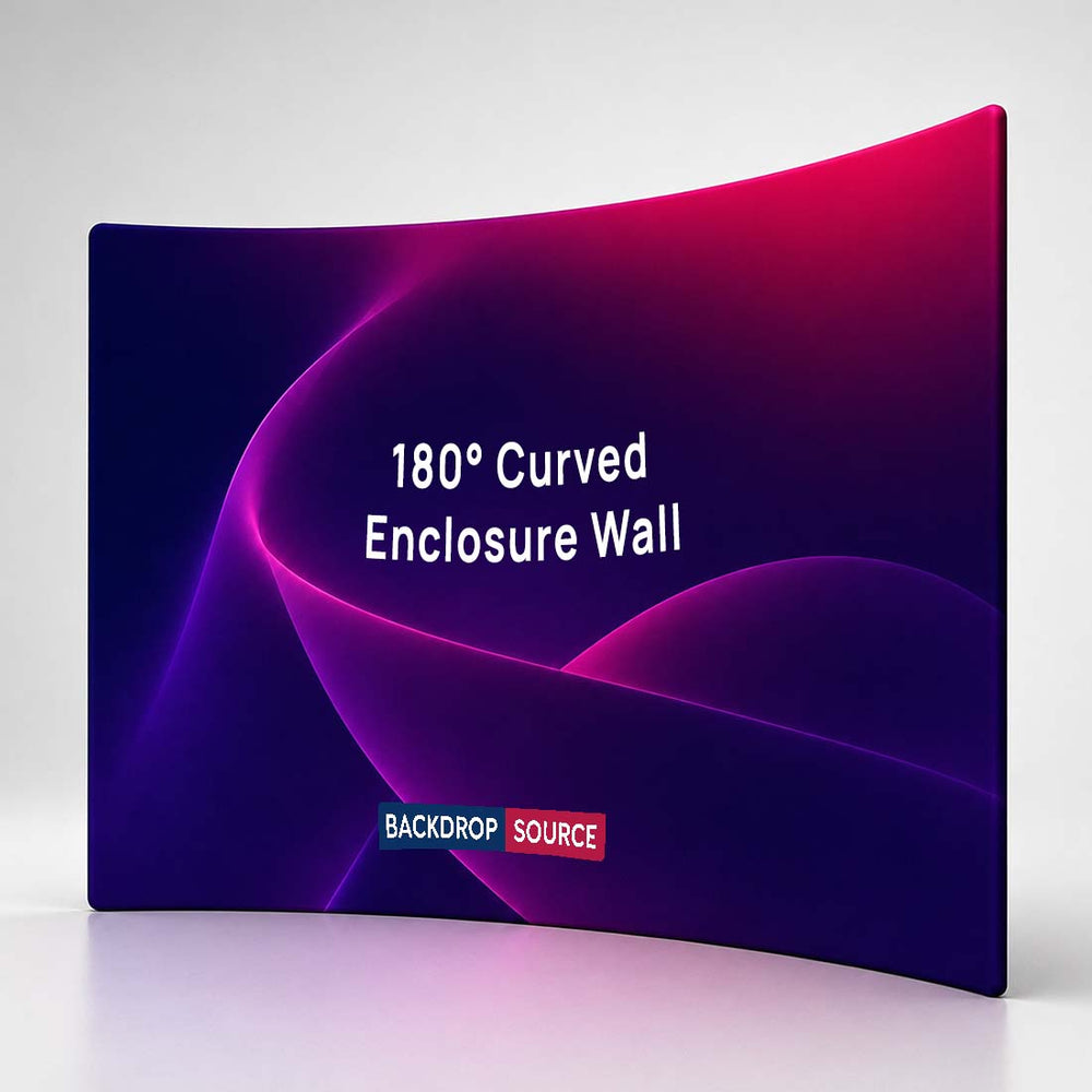 Custom 180° Curved Enclosure Wall