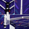 10ft x 10ft Fabric Canopy Kit with Waterfall Shelves & TV Mounts