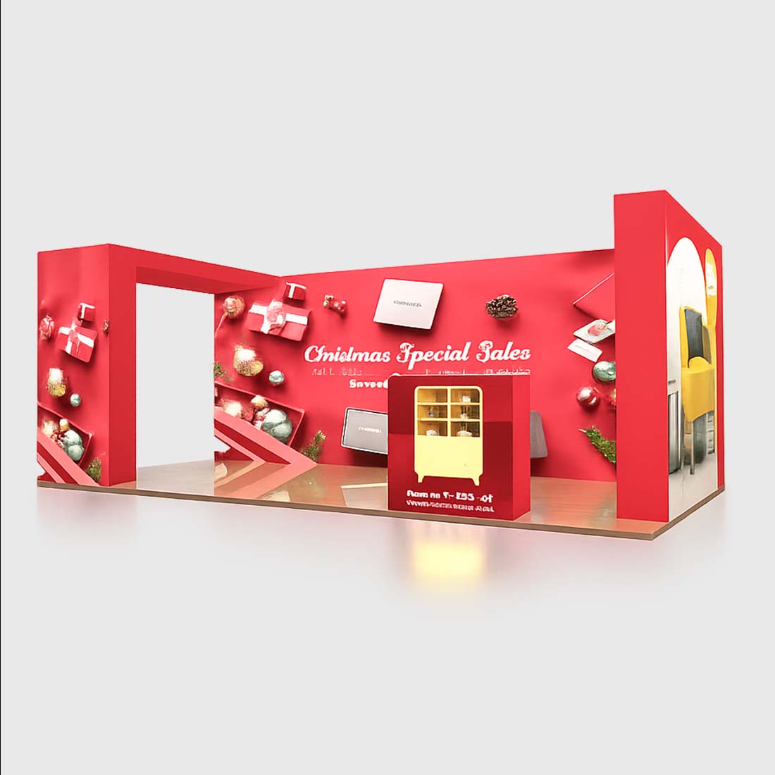 Portable Exhibit Display 10ft x 20ft - Model 19