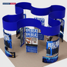 Modular Booth Kits 20ft x 20ft - Model 14