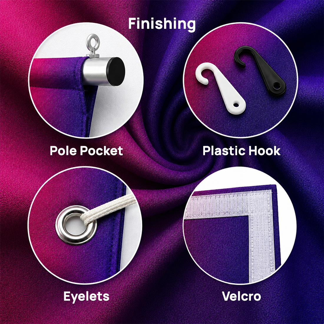Fond en polyester occultant duplex (300 g/m²)