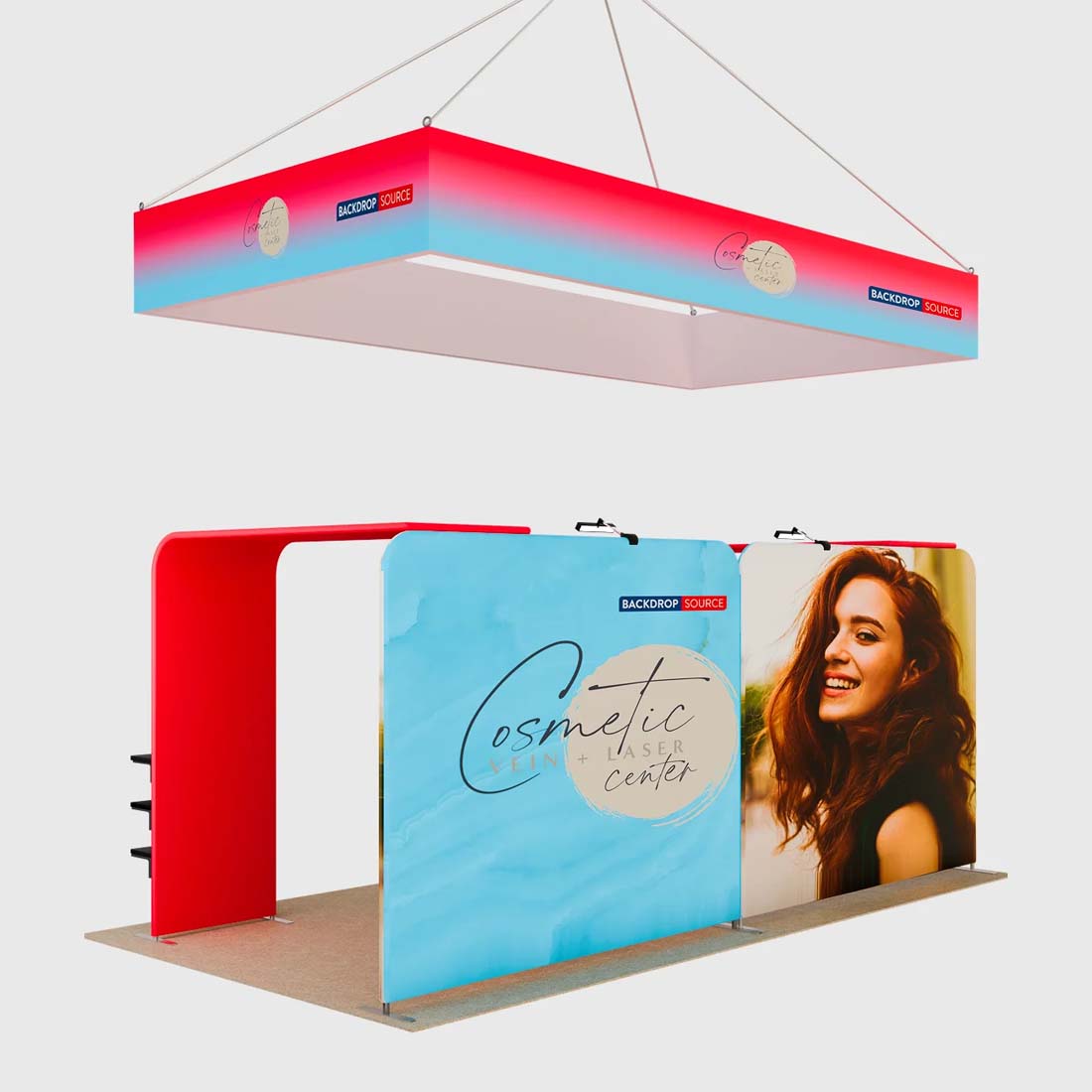 Portable Exhibit Display 10ft x 20ft - Model 15