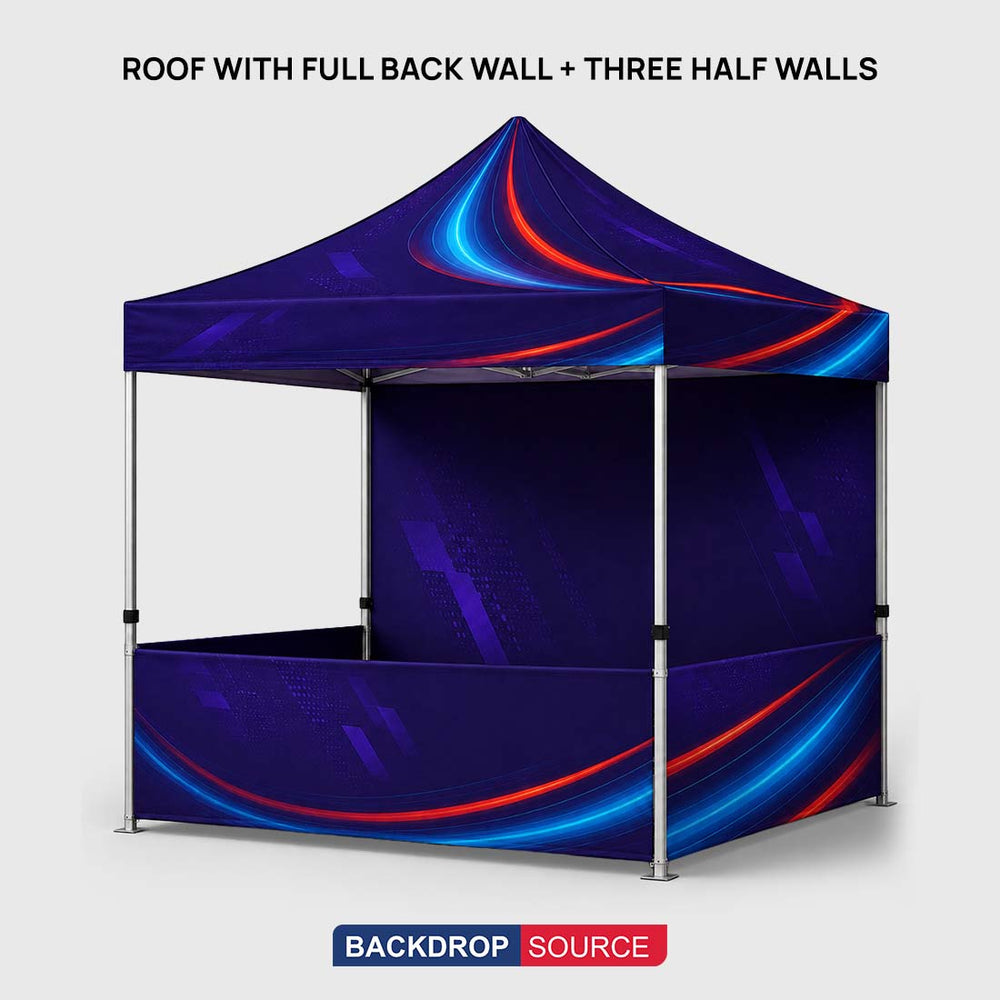 Heavy Duty Fabric Canopy Tent – (6.5ft x 10ft)