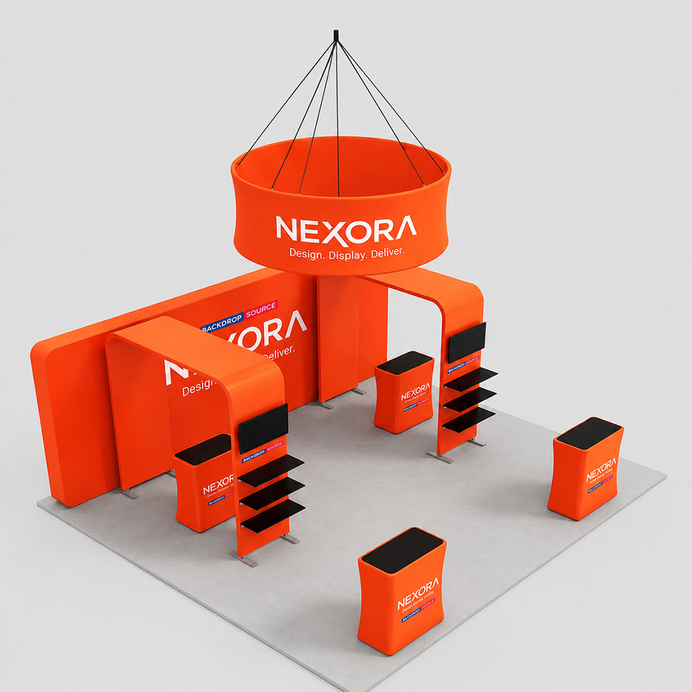 Modular Booth Kits 20ft x 20ft - Model 09