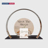 10x10 Tapered Arch Booth Kit with 3D Moon Backdrop & Lightbox