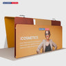 20x10 Booth Kit with 20ft Backwall, Overlap Stands & Arch