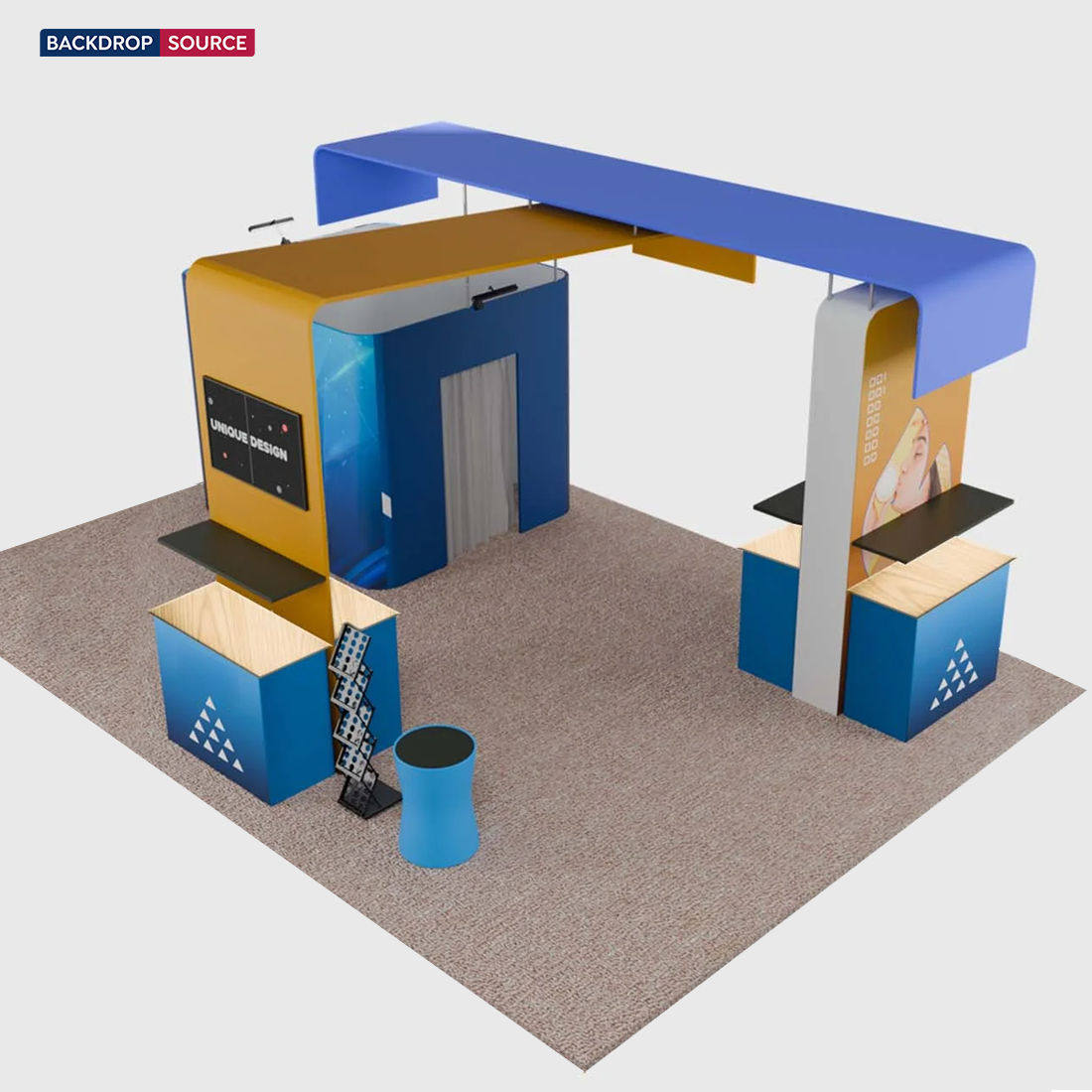 Modular Booth Kits 20ft x 20ft - Model 12