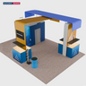 Modular Booth Kits 20ft x 20ft - Model 12