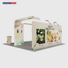 20x20 Magnetic Booth Kit with 2 TV Displays & Counter