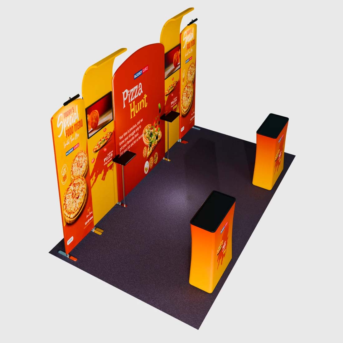 Portable Exhibit Display 10ft x 20ft - Model 10