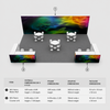 Modular Booth Kits 30ft x 20ft - Model 5