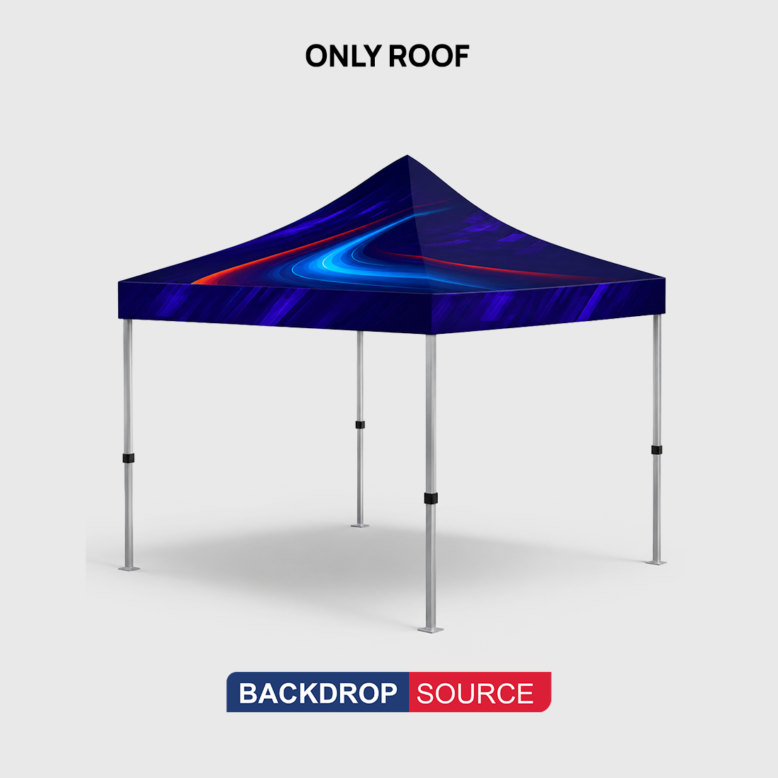 Tente-canopée robuste sur mesure (3 m x 3 m) 