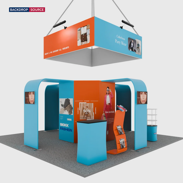 Modular Booth Kits 20ft x 20ft - Model 02