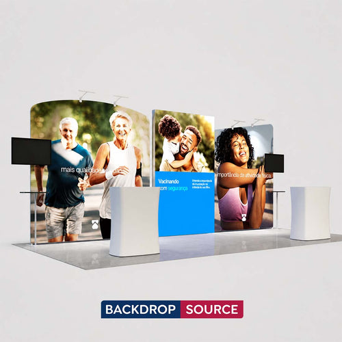 10x20 Modular Exhibition Display Kit – Model 3