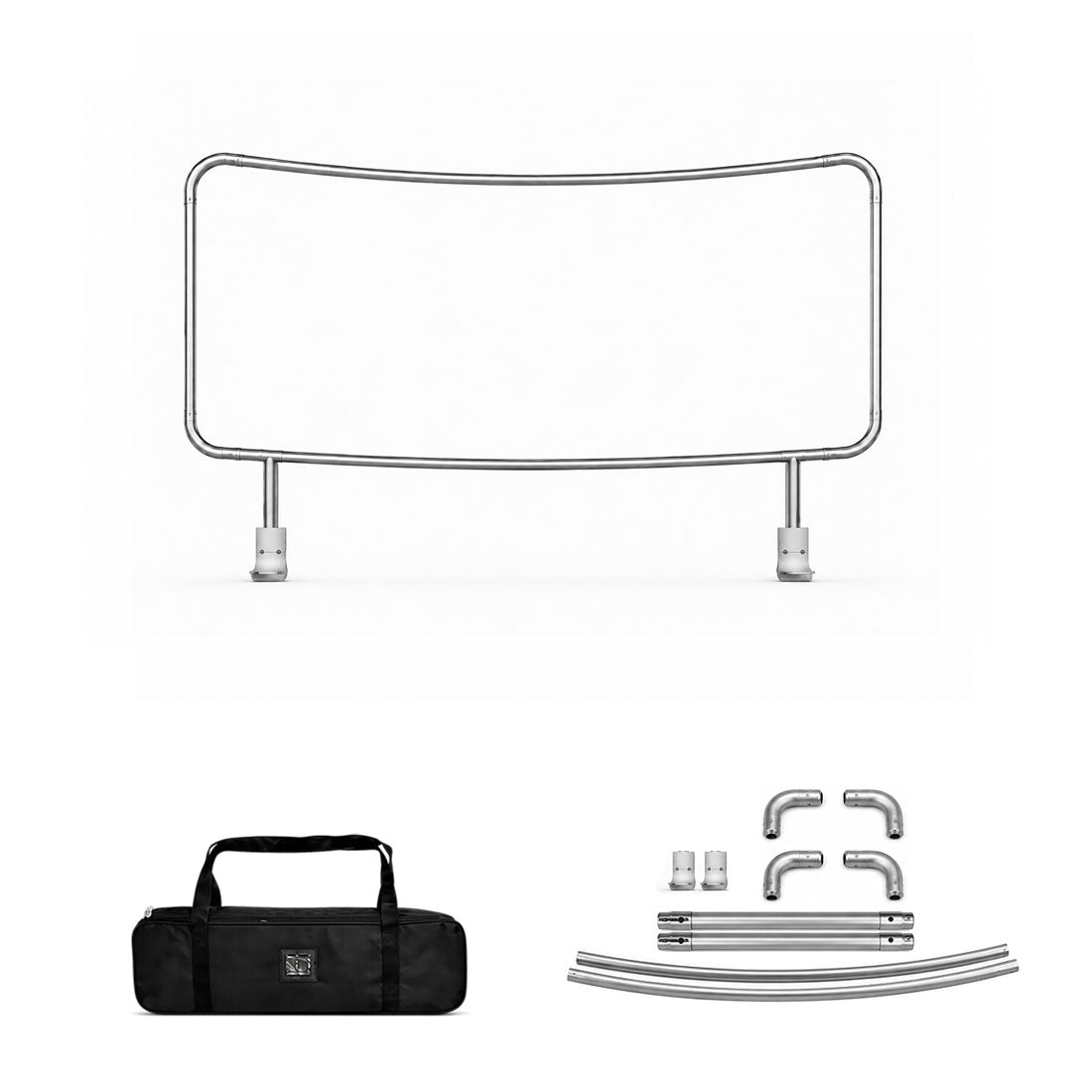 Curved Top Header Display