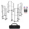 20x20 Magnetic Fabric Booth Wall with 20 Mixed Panels