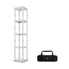 Square Portable Aluminum Spiral Tower Display - 5 Layer Shelves