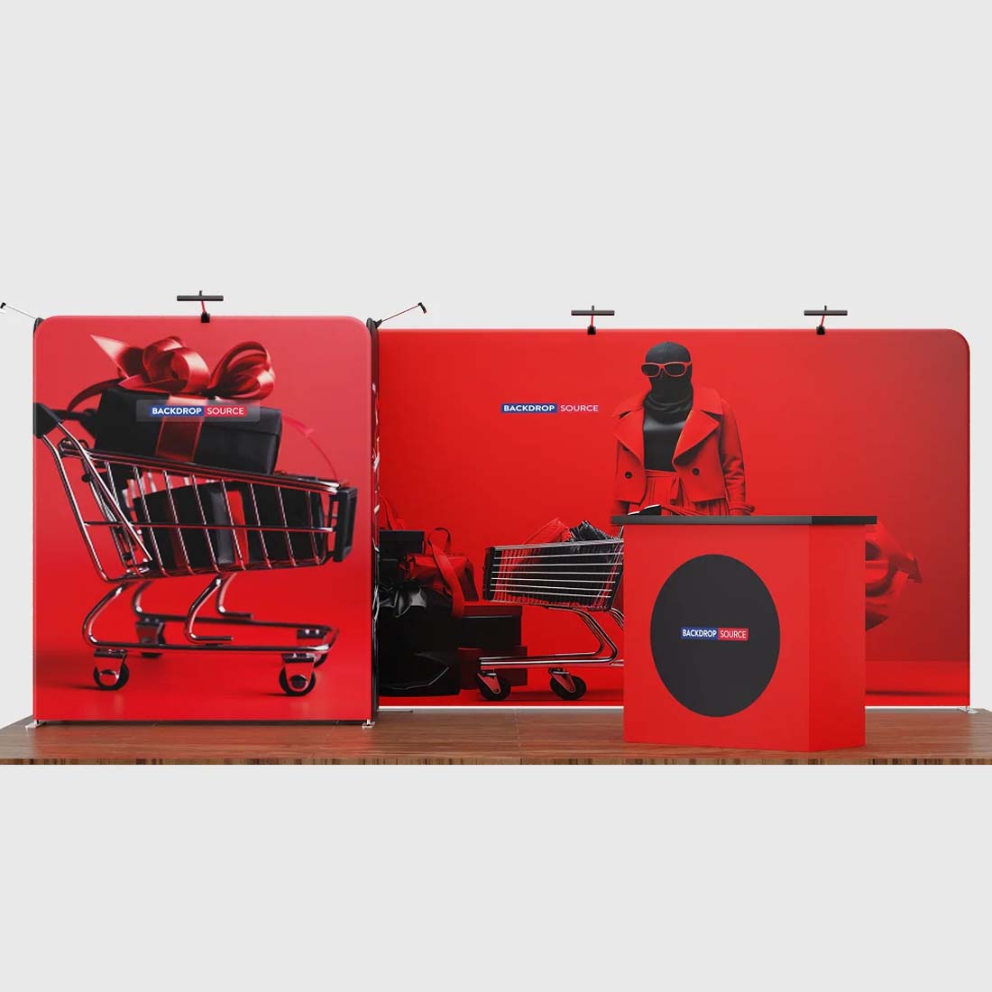 Portable Exhibit Display 10ft x 20ft - Model 8