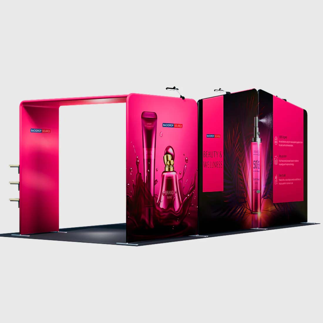 Présentoir portable 3 m x 6 m - Modèle 18 