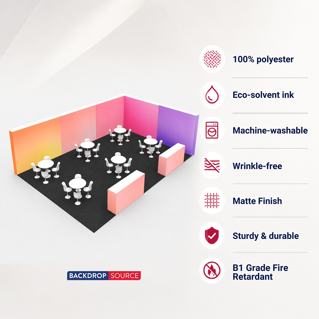 Modular Booth Kits 30ft x 20ft - Model 9