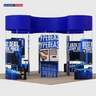 Modular Booth Kits 20ft x 20ft - Model 14
