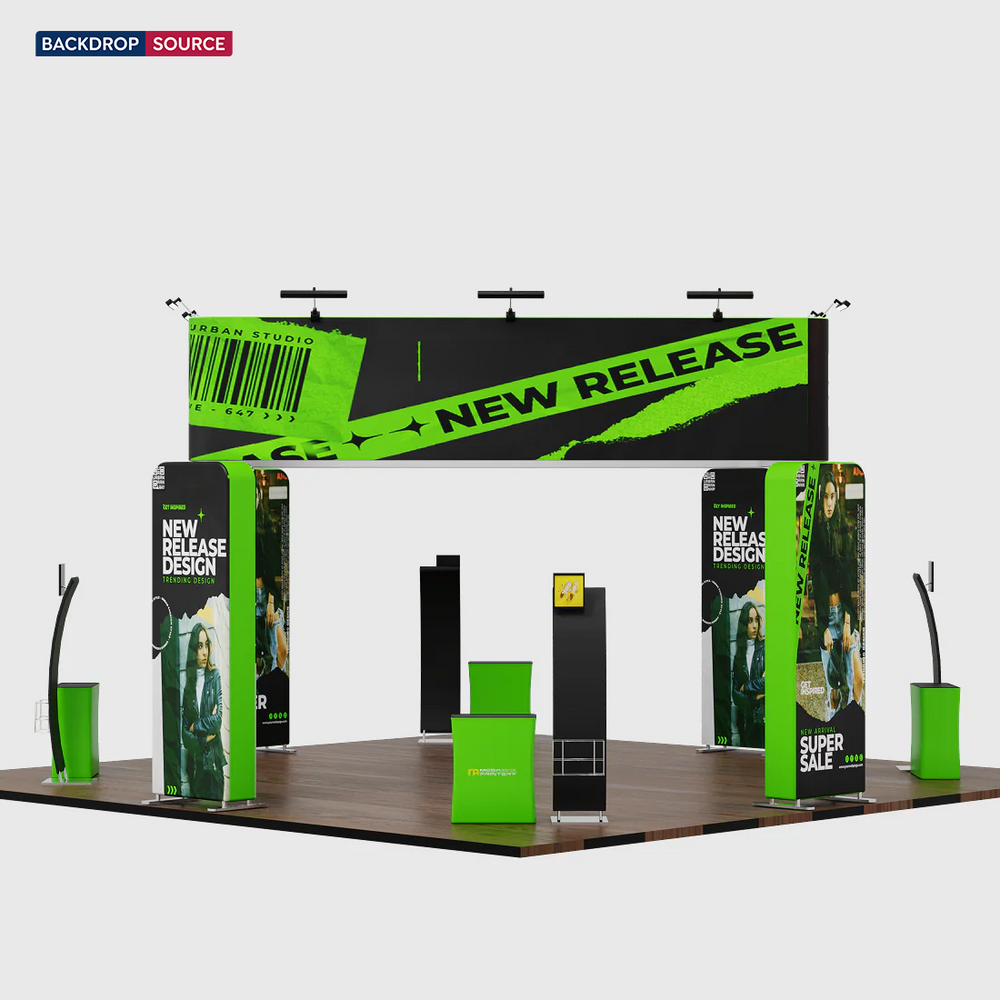 Modular Booth Kits 20ft x 20ft - Model 11