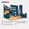 10x10 3D Media Wall Corner Booth Kit with 3 Counters