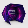 Hexagonal Vogue Booth Enclosure