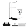 Tension Fabric Stand With Hanging Rail