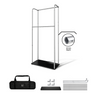 Tension Fabric Stand With Hanging Rail