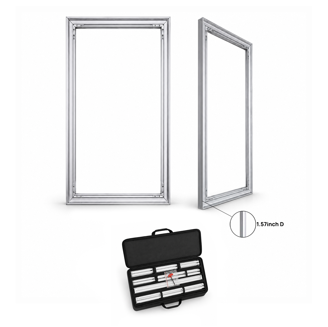 Wall-Mounted SEG Fabric display - 1.57