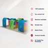 30x20 Wave Arch Booth Kit with TV Mounts & Fabric Walls