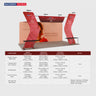 20x10 Booth Kit with 20ft Backwall, V-Shape Shelving & Sign
