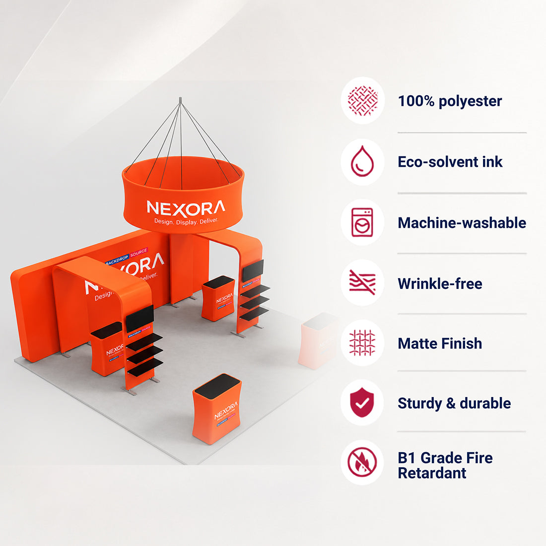 Modular Booth Kits 20ft x 20ft - Model 09
