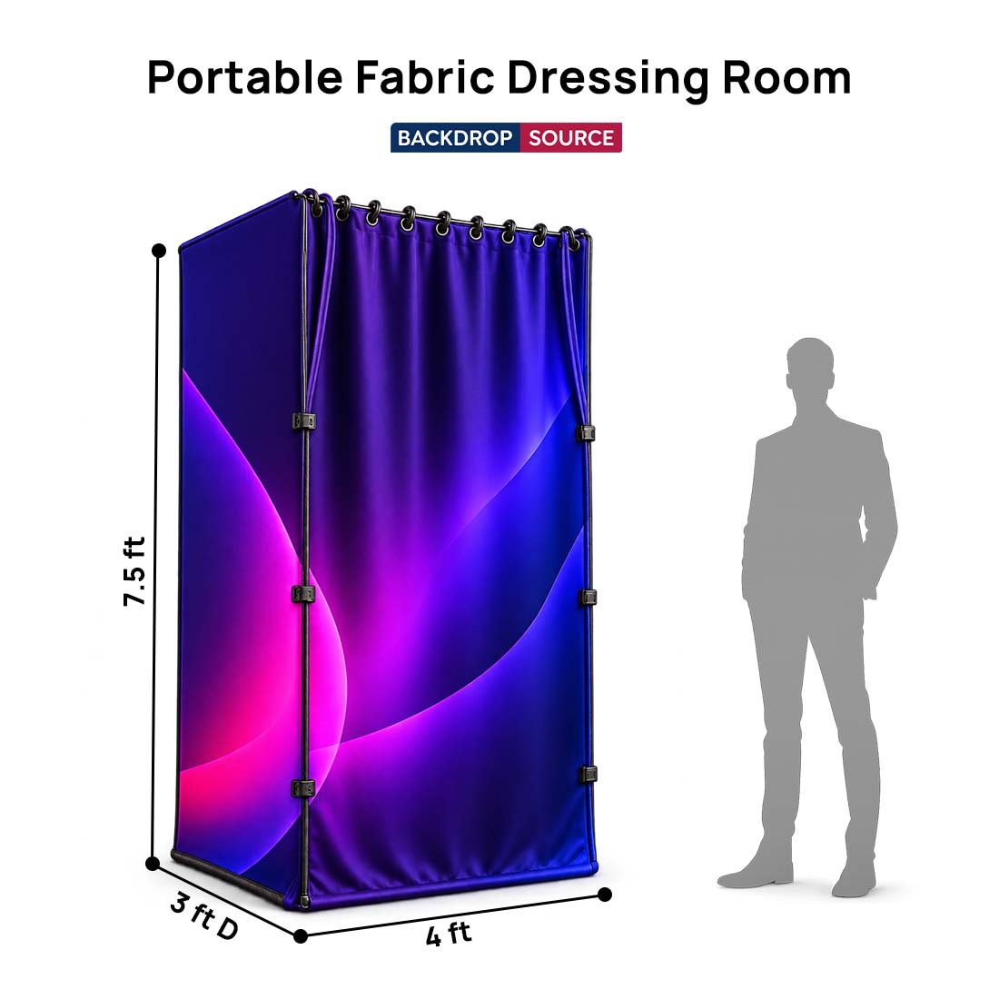 Portable Fabric Dressing Room