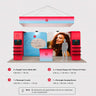 10x20 Booth Kit with 2 L-Shape TV Towers & Hanging Banner