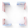 20x20 Magnetic Fabric Booth Wall with 8 Straight Panels