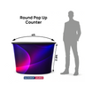 Fabric Velcro Pop Up Counter 2 x 2