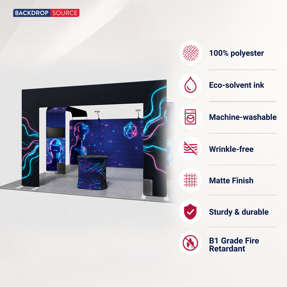 Modular Booth Kits 20ft x 20ft - Model 16