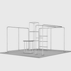 Kits de cabines modulaires 6 m x 6 m - Modèle 01 