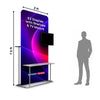 Support EZ Display avec étagères et fixation pour téléviseur 