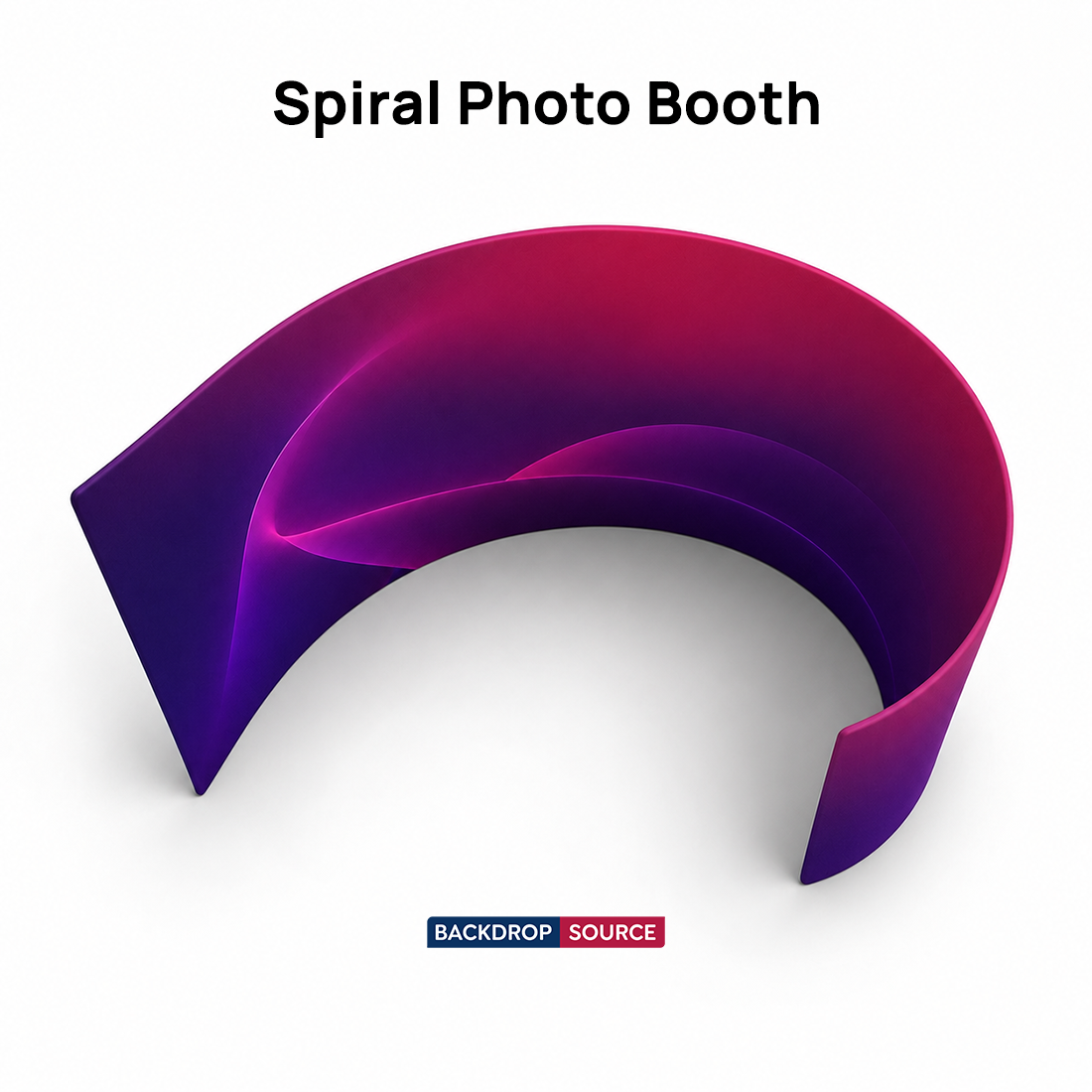 Fond en spirale pour cabines photo 