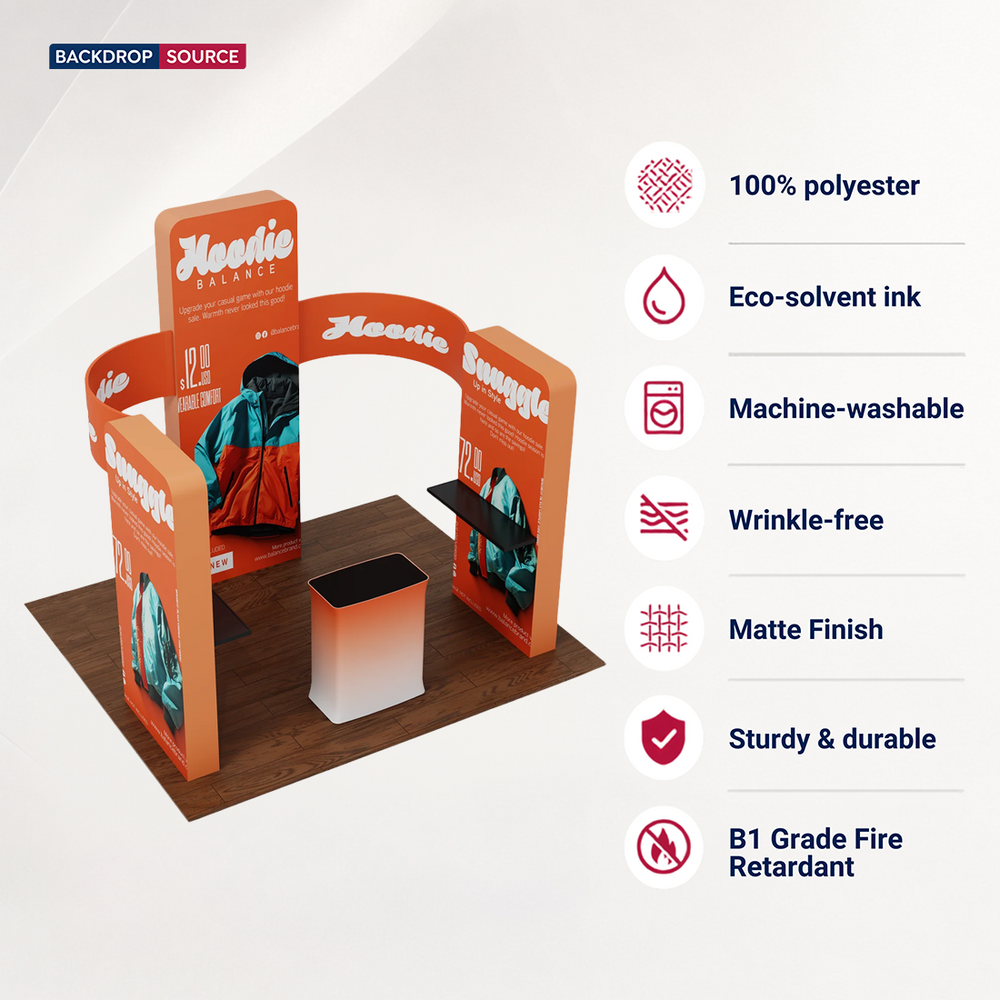 Modular Booth Kits 20ft x 20ft - Model 15