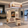 10x10 Magnetic Booth Kit with Hanging Banner & Counter
