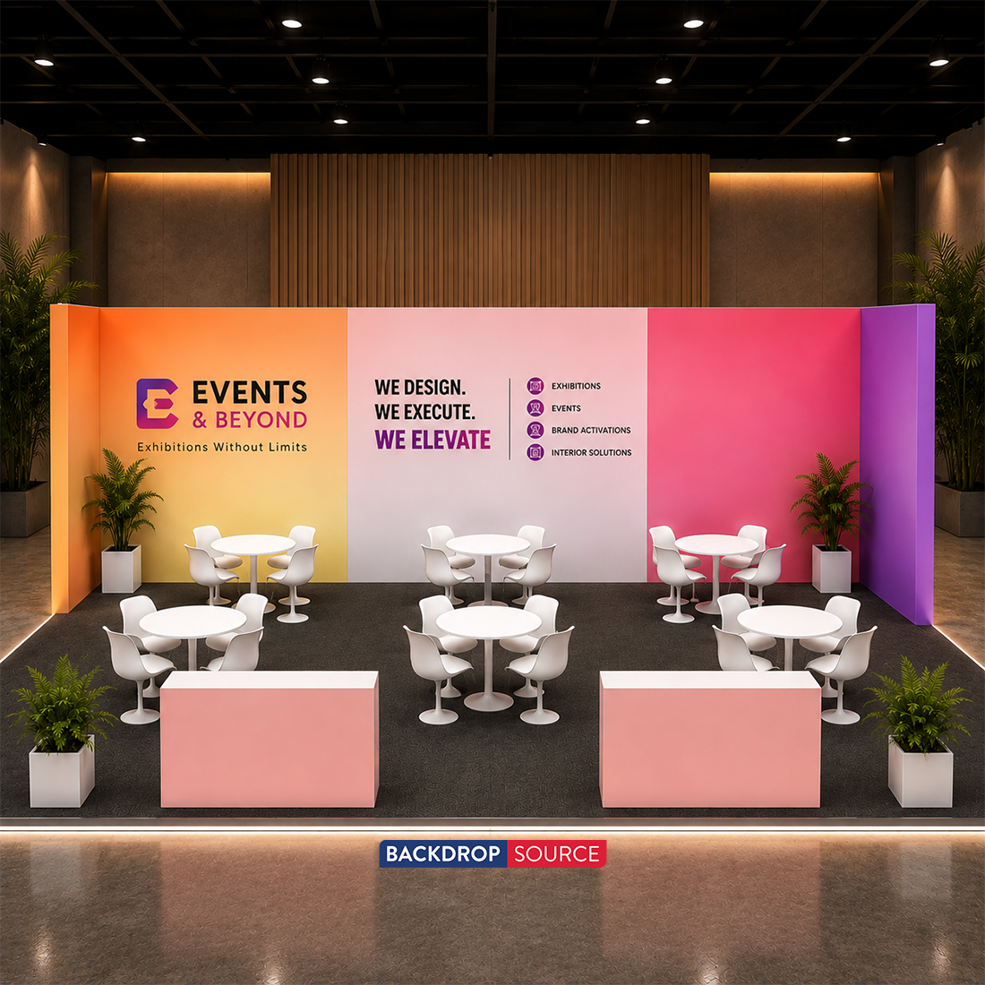 Modular Booth Kits 30ft x 20ft - Model 9