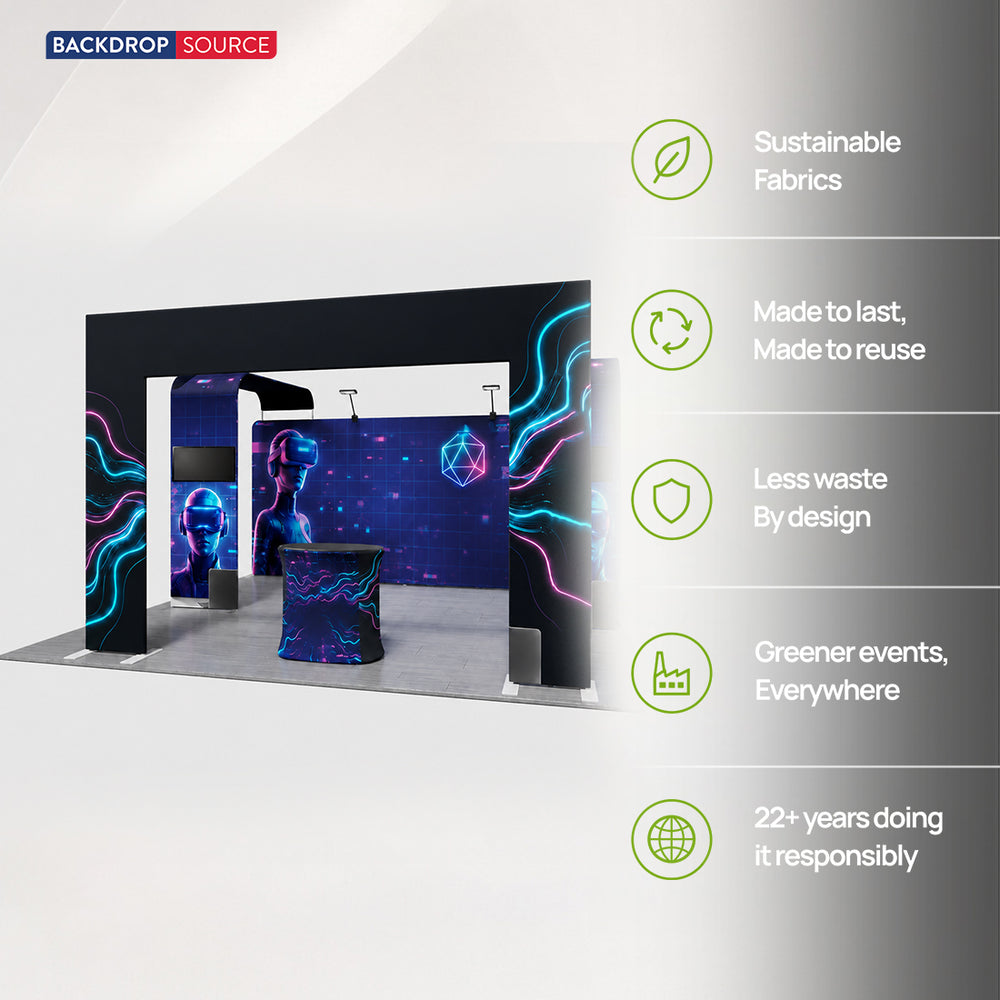 Modular Booth Kits 20ft x 20ft - Model 16