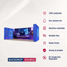 10x20 3D Media Wall Booth Kit with 12 Display Shelves