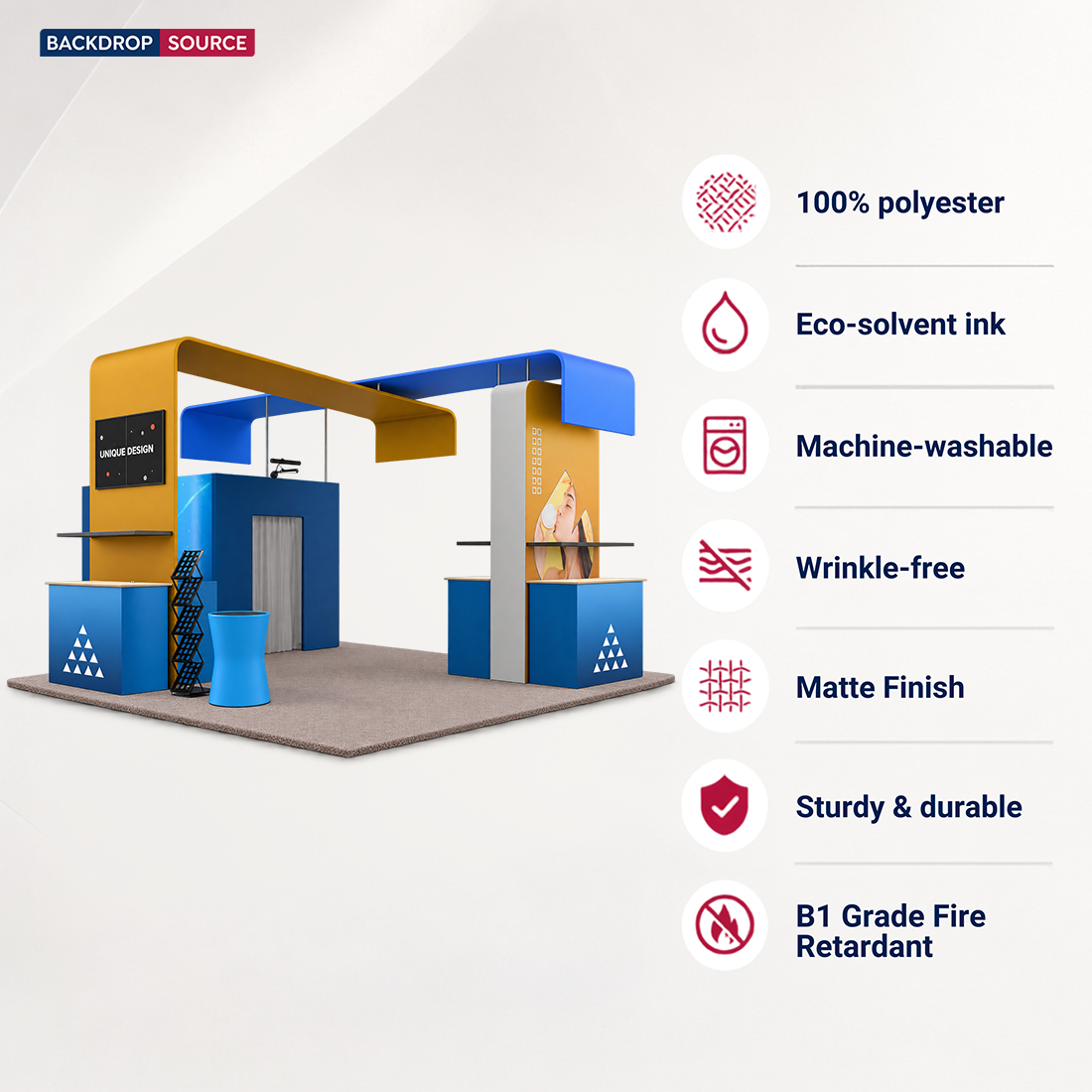 Modular Booth Kits 20ft x 20ft - Model 12