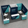 30x20 SEG Booth Kit with Private Meeting Room & 3 Counters