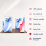 20x20 Magnetic Fabric Booth Wall with 8 Straight Panels